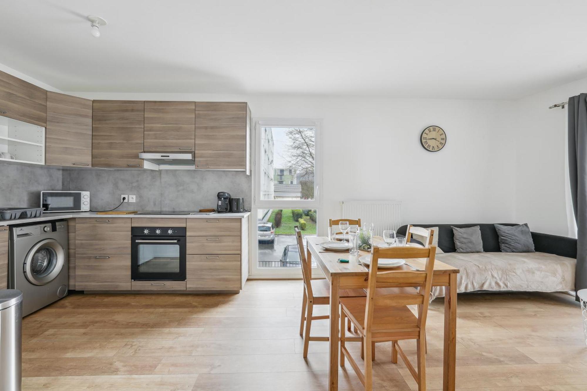 Chic Apart With Terace And Parking Apartment Руан Екстериор снимка